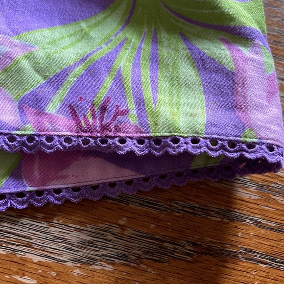 Rare White Tag Lilly Pulitzer Purple flower dress💜 - Picture 5 of 5